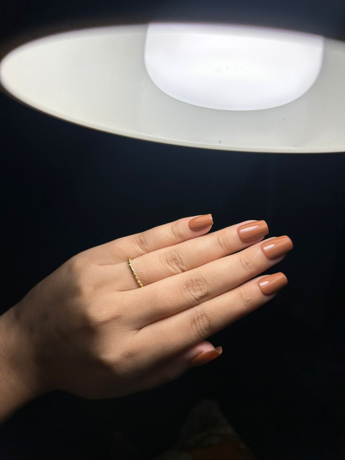 Terracotta Square — Everyday tier custom-fit press-on nails